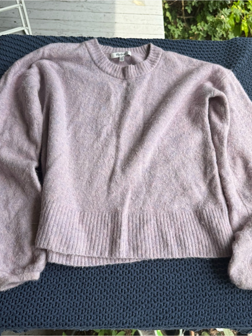 Madewell‎ Size XXS Sweater Lavender Purple Pullover Wool Alpaca Blend Warm Cozy